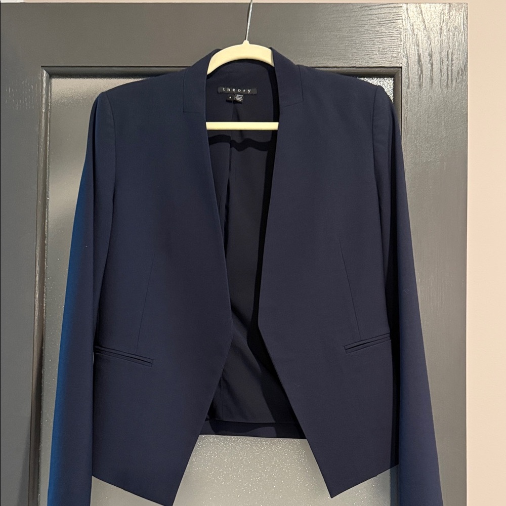 Theory Women's Navy Blazer